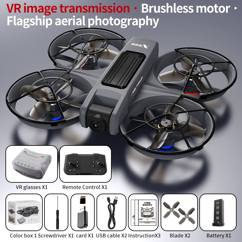 Levaplus X226 Brushless Motor VR FPV Drone - Optical Flow, Flip/Rolls, Dual Cam