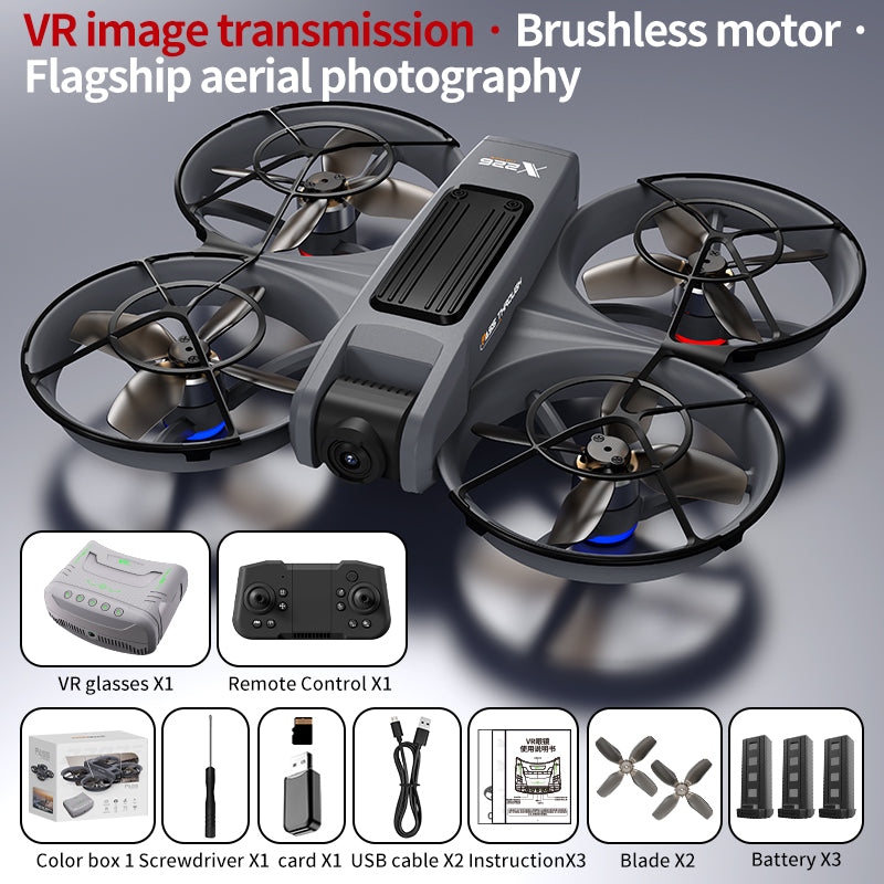 Levaplus X226 Brushless Motor VR FPV Drone - Optical Flow, Flip/Rolls, Dual Cam