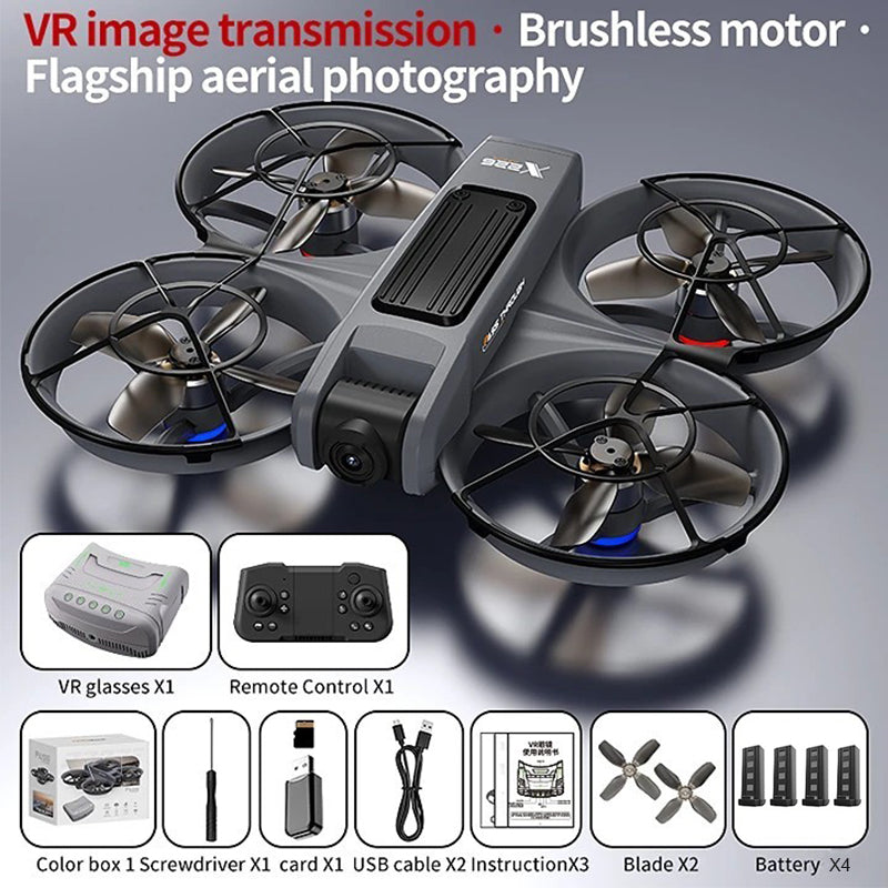Levaplus X226 Brushless Motor VR FPV Drone - Optical Flow, Flip/Rolls, Dual Cam