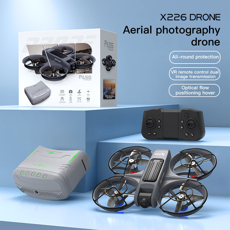 Levaplus X226 Brushless Motor VR FPV Drone - Optical Flow, Flip/Rolls, Dual Cam