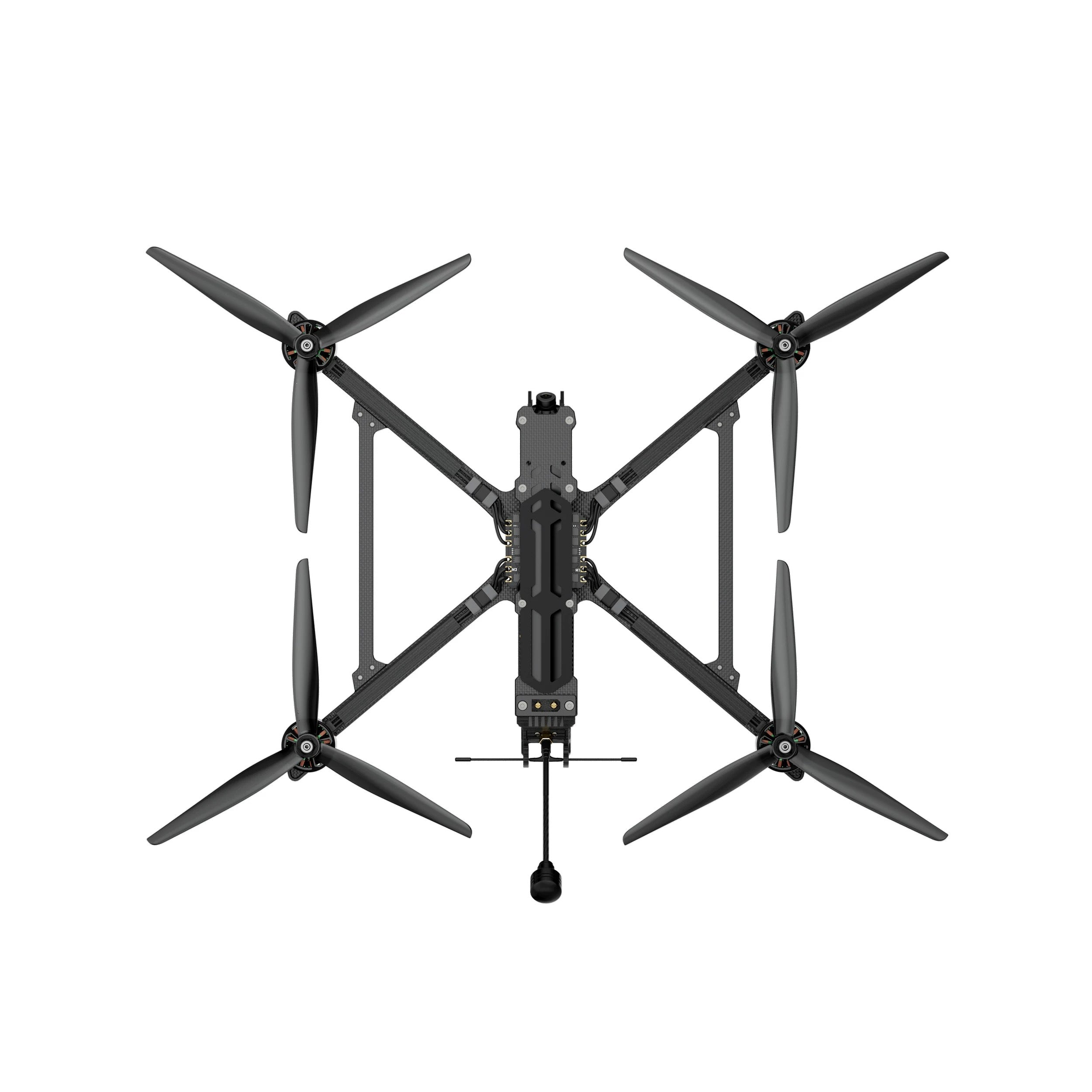 Top  view of GEPRC EF10 Heavy Lift FPV Drone showing payload mounting system