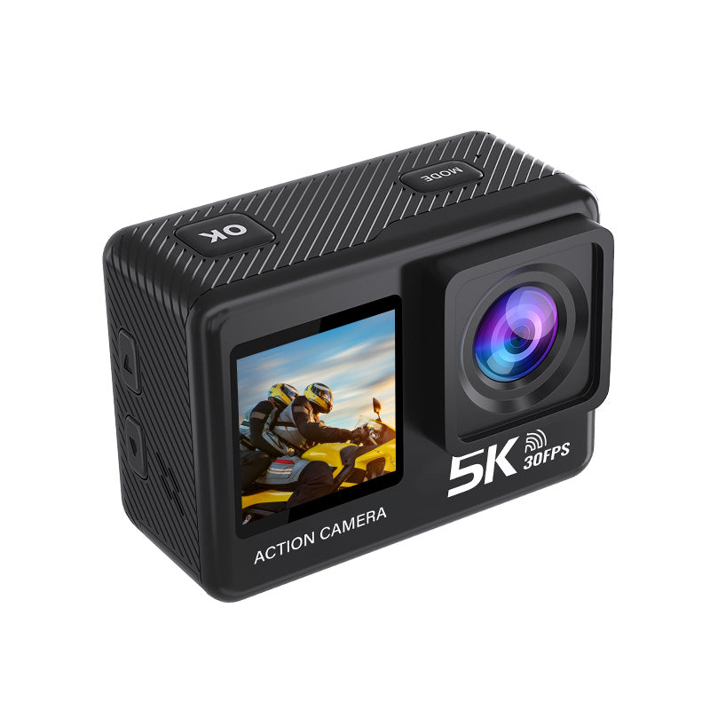 Levaplus 5K Action Camera with Dual Screen and Wide Angle Lens