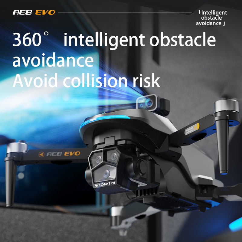 Levaplus AE8 EVO drone featuring intelligent obstacle avoidance and GPS flight control