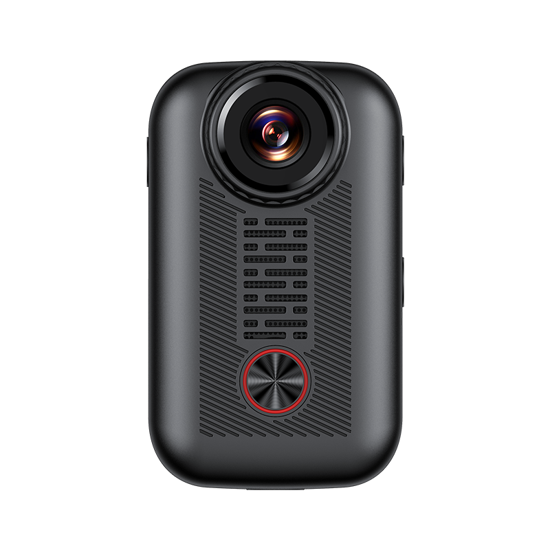 Front view of the Levaplus Petcam wearable pet camera